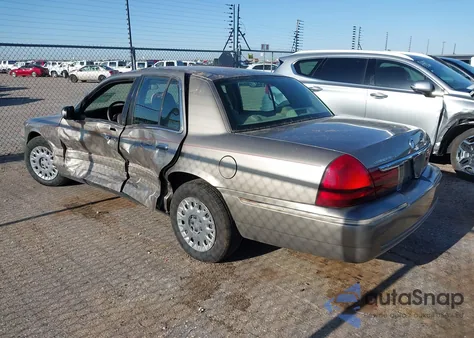 2003 Mercury Grand Marquis Gs из США, поврежденный, VIN 2MEFM74W93X660323